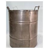 Copper Can w/Handles, 13" x 11"
