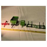 Die-cast metal farm implements