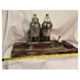 Tube amplifier, 1930s breadboard-style