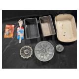 Bread pans, glassware, roasting pan, Super Server