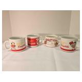 4 Campbells soup mugs