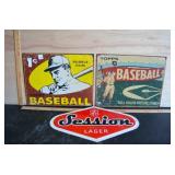 Sessions Beer, Baseball Metal Signs