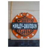 3D Harley Davidson Metal Sign