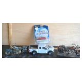 Toy/Display Motorcycles, Ford Truck, Van