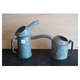 2 Small Oil Cans