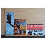 Farm Bureau Member, Route 66 Motorcycle Signs