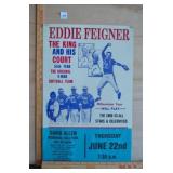 The King and His Court playbill Cardboard Sign