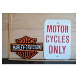 Wood Harley Davidson, Metal Motorcycles Only