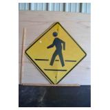 Crosswalk Metal Sign