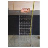 Vintage Dr. Pepper bottle display holder