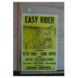 Easy Rider Movie playbill Cardboard Sign