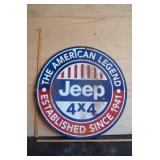 Jeep Metal Sign
