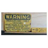 Vintage Bell Telephone Metal Sign