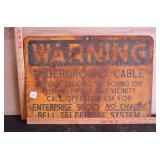 Vintage Bell Telephone Metal Sign
