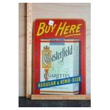 Vintage Chesterfield Cigarettes Metal Sign