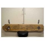 Vintage Wood Jeep Bumper