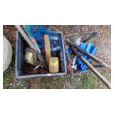 2 Boxes, Misc. Tools, Vise Grips, Garden Tools