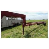 Gooseneck Flipper Hay Trailer, 7 Bale, 5'X6'