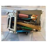 Hand Tools Assorted - Square, Stapler, Hammer,