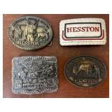 4 - Hesston Belt Buckles