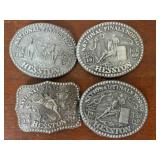 4 - Hesston Belt Buckles