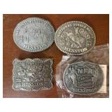 4 - Hesston Belt Buckles