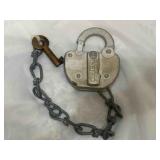 Vintage - Adlake Railroad Lock /Key