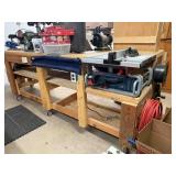 Large Wood Shop Bench