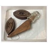 Vintage irons - Glass Insulator