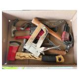 Hand Tools Assorted -  Hatchet, Stapler, Hammer