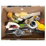 Kitchen Utensils - measuring cups, sharpener