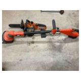 Cordless Black and Decker  Tiller/Chainsaw