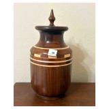 Hand Crafted Wooden Vase