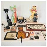Cats Kittens Crafty wood, ceramic, metal, magnets