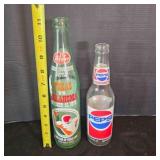 1973 OU vs Texas Football Dr. Pepper pint Bottle