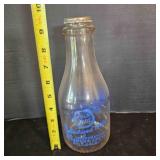 Gold Spot Enid Oklahoma quart Milk Bottle