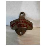 Royal Crown Cola cast metal wall bottle opener