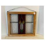 Stained Glass Framed Hand Made 17ï¿½'x19ï¿½'