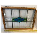 Stained Glass Framed Hand Made 17'x24'