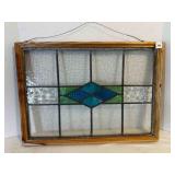 Stained Glass Framed Hand Made 17'x24'