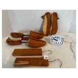 Cedar Blocks for Closet/Shoe Keepers, Alarm Clock