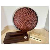 Men's Trinket Catch-Lidded Wood, Lidded Trinket
