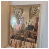 70's Marsell Glass Mirror Wheat Picture 20'X30'