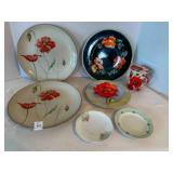 Floral Themed Plates & Cup, Dinner plates & Dï¿½cor