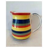 Swirl Stoneware Pitcher 1/2 gallon size 7ï¿½'
