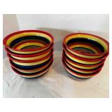 10 Swirl Stoneware Soup Salad Bowls 6ï¿½'