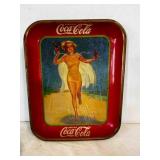 1937 Drink Coca Cola Tray 13'x10ï¿½ Vintage