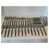 37 pc Flatware Silver ware-Norwood Stainless Steel