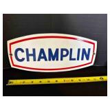 Porcelain Champlin Metal Sign 12' Vintage??
