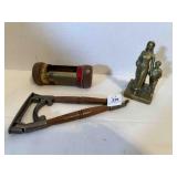 Vintage Brass Lamson Pneumatic Bank tube Canister